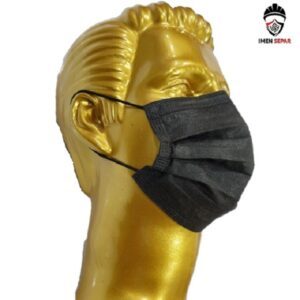 ماسک سه لایه پزشکی مشکی آلفا ماسک(50 عدد)